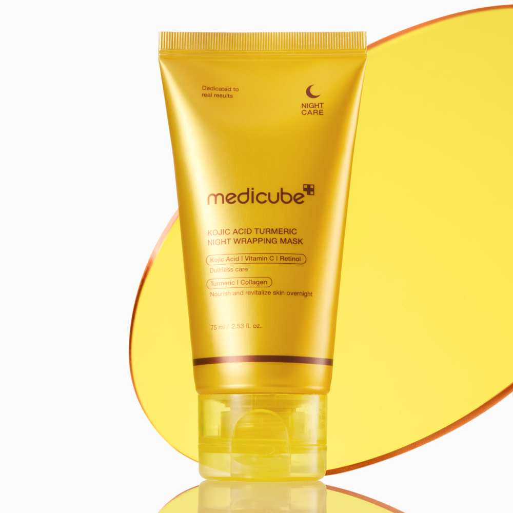 MEDICUBE Kojic Acid Turmeric Night Wrapping Mask 75ml - Нічна маска з койєвою кислотою та куркумою - фото №1 MEDICUBE Kojic Acid Turmeric Night Wrapping Mask 75ml - Нічна маска з койєвою кислотою та куркумою - фото №1